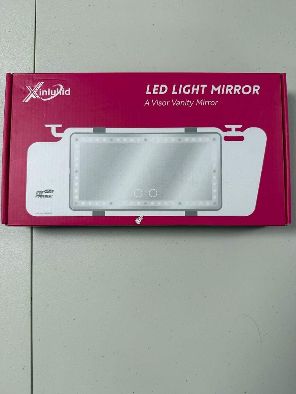 Xinlukid LED Light Mirror A Visor Vanity Mirror